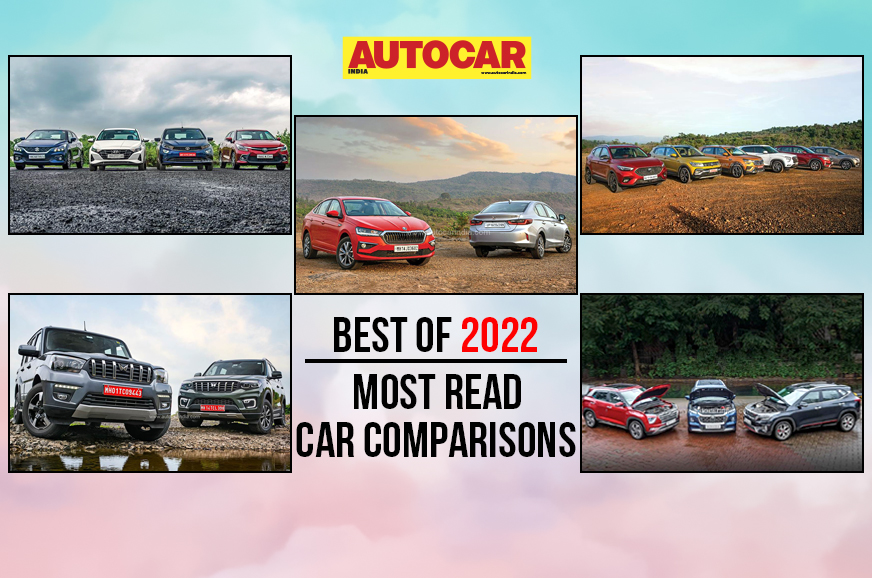 Best of 2022 Most read car, SUV comparison reviews Autocar India